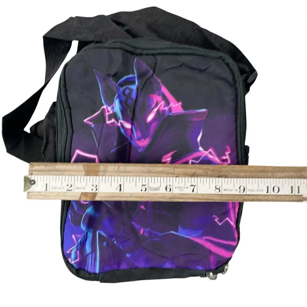 Fortnite Drift‎ Lunch Box Insulated Cooler Bag Black Gaming Graphic NEW